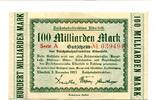 Rheinland 100 Md. Mark Elberfeld, -