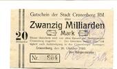 Rheinland 20 Md. Mark Cronenberg, -