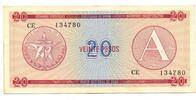 Kuba, 20 Pesos Ausgab A, -