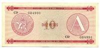 Kuba, 10 Pesos Ausgab A, -