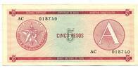 Kuba, 5 Pesos Ausgab A, -