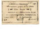 Deutsch-Ostafrika, 1 Rupie Buschnote, -