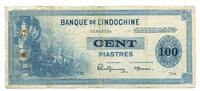 Französisch Indochina, 100 Piastres -