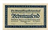 Württemberg 10 T. Mark Stuttgart, -