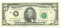 USA, 5 Dollars -
