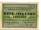 Rheinland 1 Mio. Mark Rheinhausen-Niederrh., -