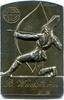 Schweden, Silber Plakette verg. Gustav V. 1907-1950, -