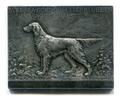 Schweden, Silber Plakette Schwedisch Gordon Setter Club -geründet 19.01.1907, -