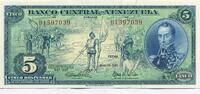Venezuela, 5 Bolivares -