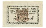 Schlesien 1/2 Mark 31.3.1920-30.6.1920 K&ouml;nigsh&uuml;tte,Krolewska Huta,heute ... 23,00 EUR  + 9,50 EUR frais d'envoi