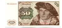 BRD 50 Mark Ersatznote / Replacement, YE / A, -