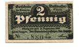 Schlesien 2 Pfg. 31.12.1920 Wei&szlig;wasser O.L., unz 10,00 EUR  + 9,50 EUR frais d'envoi
