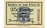 Schlesien 25 Pfg. 25.7.1918 Nikolai,Mikotow, I- 15,00 EUR  + 9,50 EUR frais d'envoi