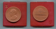 DDR/Berlin, Keramik-Medaille, Johannes Dobberstein 1895-1965, -