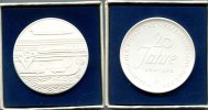 DDR/Berlin, Porzellan-Medaille, 20 Jahre MDV-Medizinischer Dienst des Verkehrswesens, -