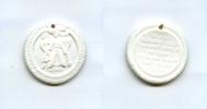 DDR/Berlin, Porzellan-Medaille, III.Weltfestspiele der Jugend u.Studenten, -