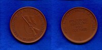 Cottbus, Porzellan-Medaille, 20 Jahre Kampfgruppen, -