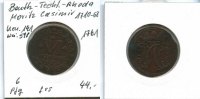 Bentheim-Tecklenburg-Rheda,, 6 Pfennig, Moritz Casimir 1710-1768, -