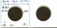 BentheimTecklenburg-Rheda, 6 Pfennig, Moritz Casimir 1710-1768, -
