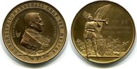 Deutschland, Br.Medaille vergoldet, Generalfeldmarschall Graf Hellmuth von Moltke 1800-1891, -