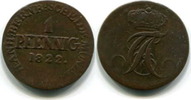 Anhalt-Bernburg, 1 Pfennig Alexius Friedrich Christian 1706-1834, -