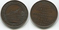 Hamburg, Ku.Medaille Oberlehrer Carl Heinrich Ferdinand Diesel 1822-1899, -