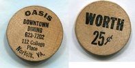 USA Wooden Nickel - Norfolk, VA. - -