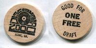 USA Wooden Nickel - Discomania - -