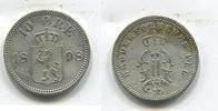 N0rwegen, 10 Öre Oakar II. 1872-1905, -