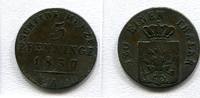 Preussen, 3 Pfennig Friedrich Wilhelm III.1797-1840, -