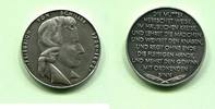Deutschland, Medaille versilbert Friedrich Schiller 1759-1805, -