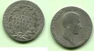 Brandenburg-Preussen, 1/6 Taler Friedrich Wilhelm III.1797-1840, -