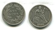 USA, Dime 1898 ss 39,20 EUR prix TTC + 8,00 EUR frais d'envoi