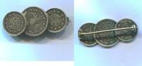 Türkei 1 + 2 Kurush 1327 ~ als Brosche ~ ss 22,00 EUR prix TTC + 8,00 EUR frais d'envoi