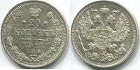 Russland ~ Nikolaus II. ~ 20 Kopeken 1914 vz+