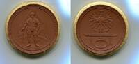Deutschland, Porzellan Medaille D.u.Oe Alpenverein Meissen-Baustein zum Meissnerhaus, -
