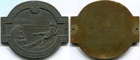 Deutsches Reich Bronze Plakette ~ Buxtehude Swinegellauf ~ -