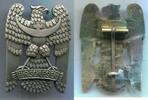 Deutsches Reich Abzeichen ~ Freikorps Schlesien - Schlesisches Bewährungsabzeichen - versilbert ~ -
