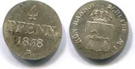 Hannover, 4 Pfennig Ernst August 1837-1851, -