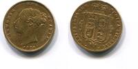 Großbritannien, 1/2 Sovereign Viktoria 1837-1901, -