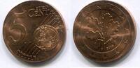 Deutschland 5 Cent ~ Rondenverwechslung - auf 2 Cent Ronde geprägt ~ -