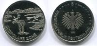 BRD 5 Euro Fehlprägung ~ Subtropische Zone - Monometall - durchgehende Ronde ohne Randprägung ~ -