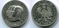 Deutsches Reich Zinn Medaille ~ Wilhelm I. - Friedrich III. - Wilhelm II. ~ -
