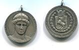 Medicina in nummis, Ag.Medaille 18. Versammlung deutscher Ärzte und Naturforscher in Stuttgart, -