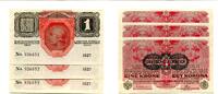 Österreich 3x1 Krone -