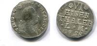 Anhalt-Bernburg, 1/6 Taler Victor Friedrich 1721-1765, -
