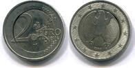 Deutschland, 2 Euro Fehlprägung 2 Euro mit 1 Euro Pille, -