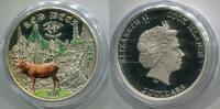 Cook Islands 2 Dollars ~ 1/2 Unze Silber - Hirsch - nur 2500 Exemplare ~ -