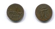 Anhalt-Bernburg, 1 Pfennig Alexius-Friedrich-Christian 1796-1834, -