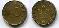Deutschland 10 Pfennig ~ Fehlprägung - Prägeschwäche ~ -